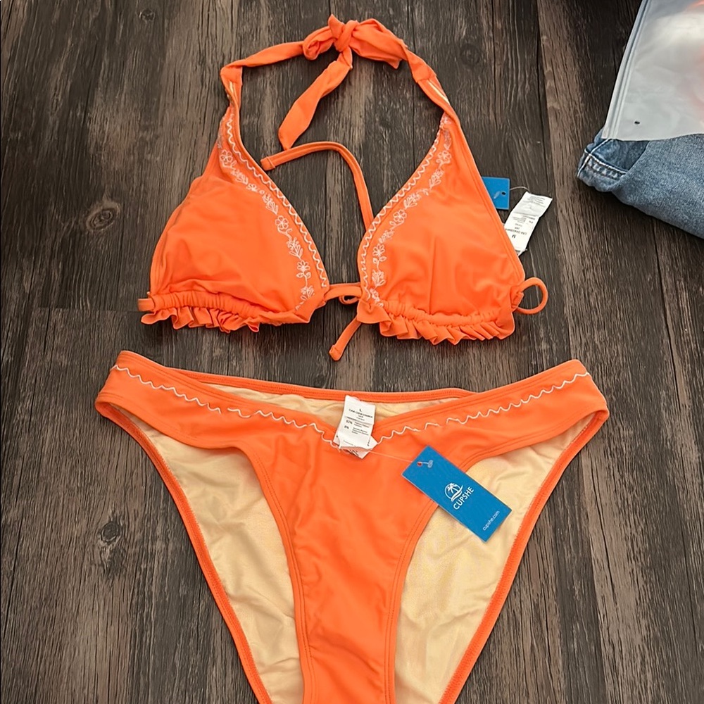 Orange Bikini Set